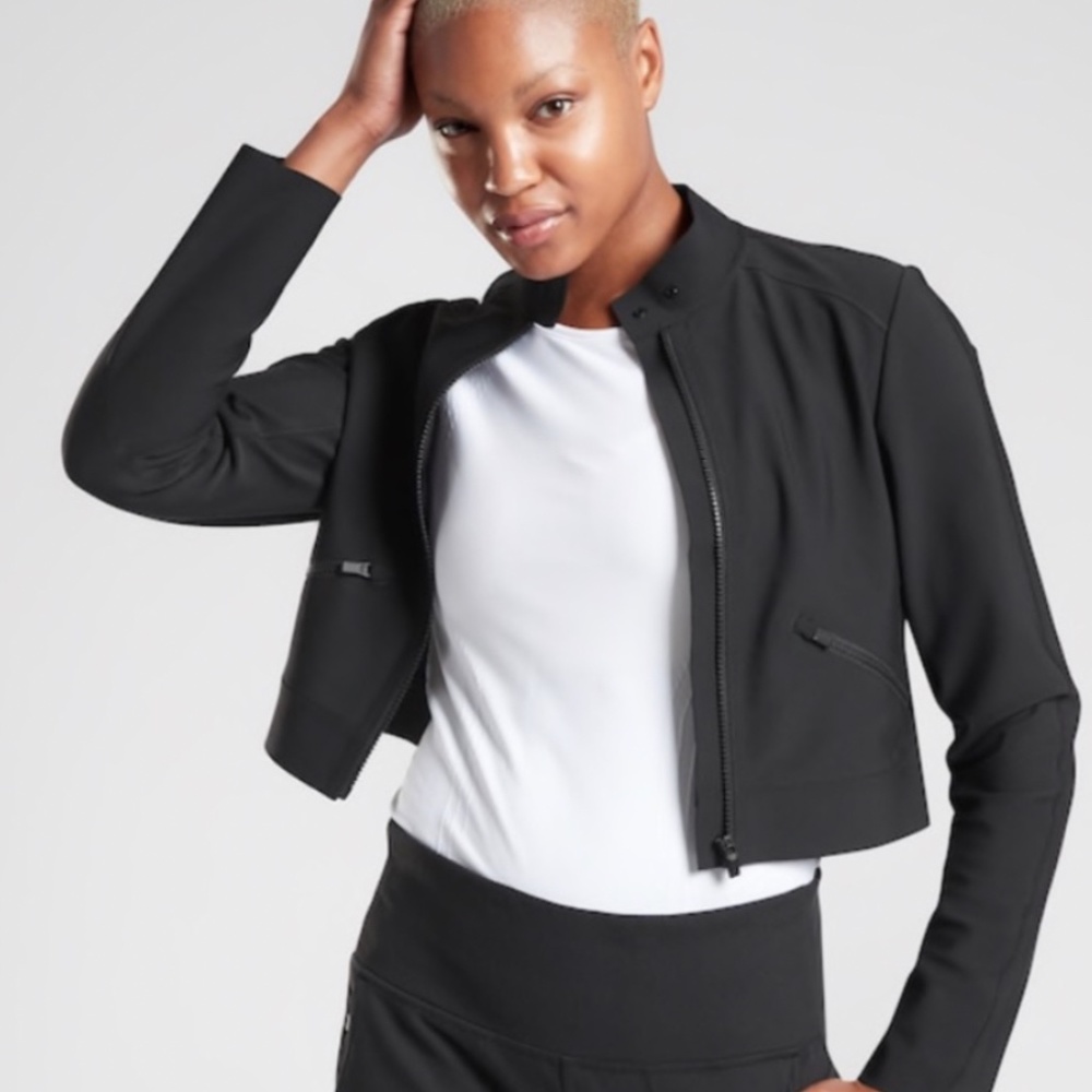 Athleta cropped jacket 4